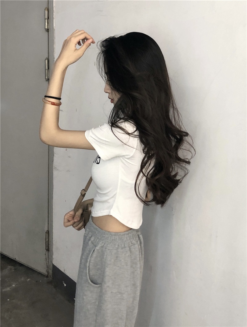 AIFXスクエアシャーリングクロップド半袖Tシャツ | 詳細画像3