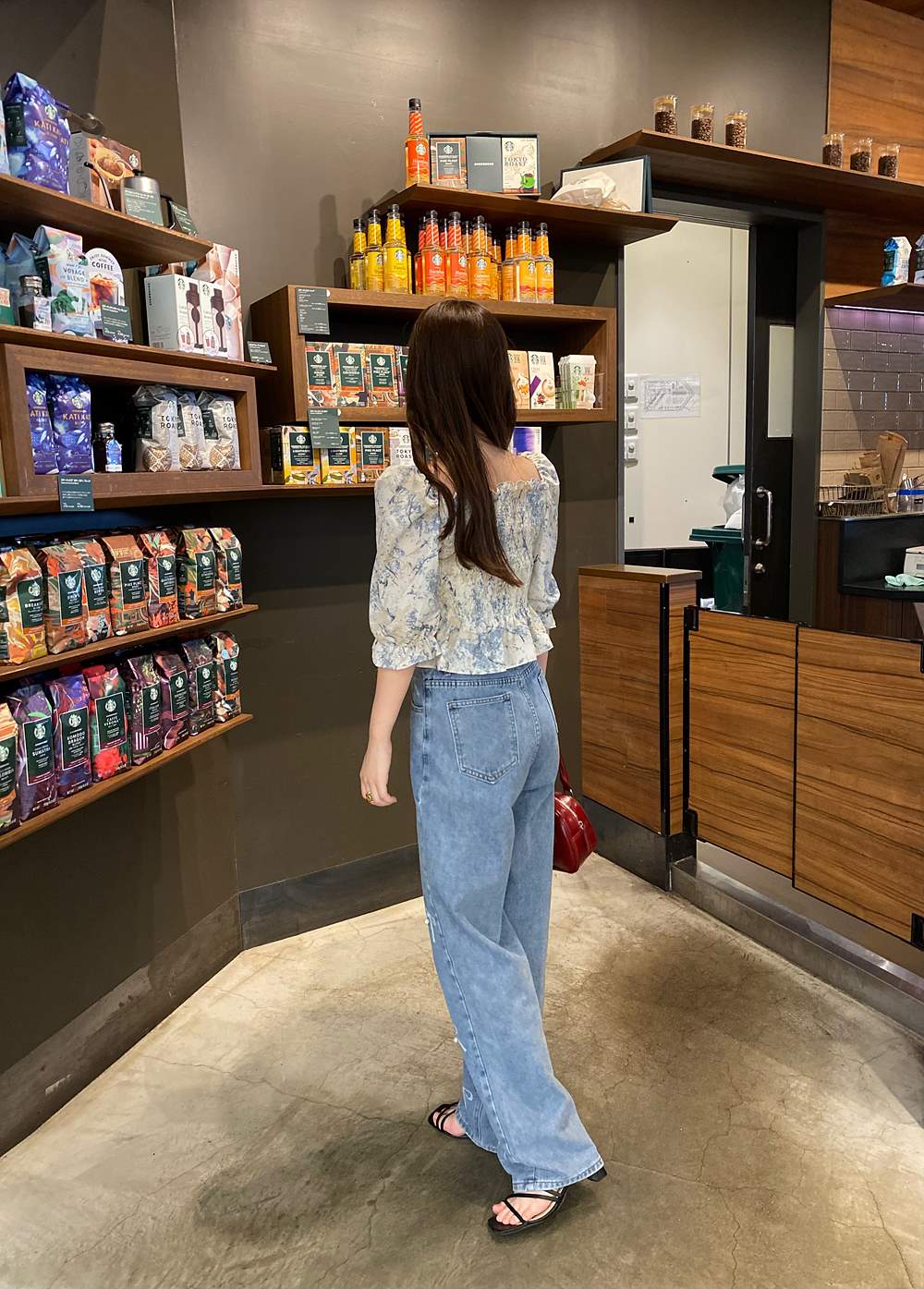 2WAYパターンシャーリングパフブラウス | 詳細画像10