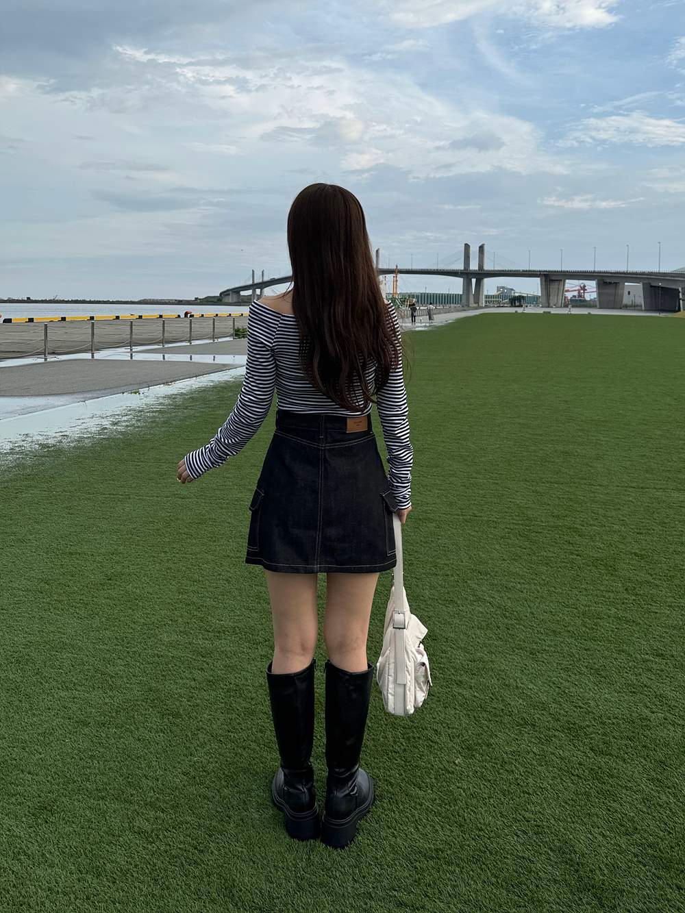 パンツ裏地デニムカーゴミニスカート | 詳細画像16
