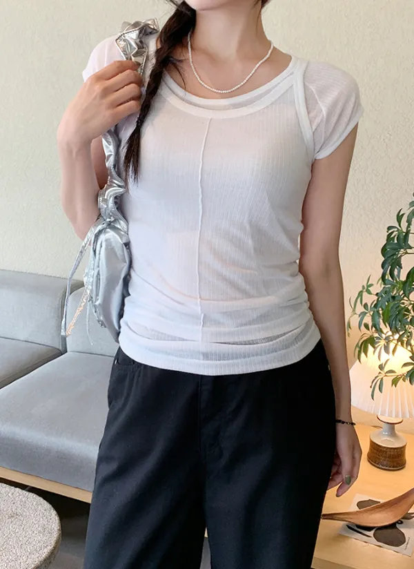 ラグランスリーブTシャツ | 66girls | 詳細画像1