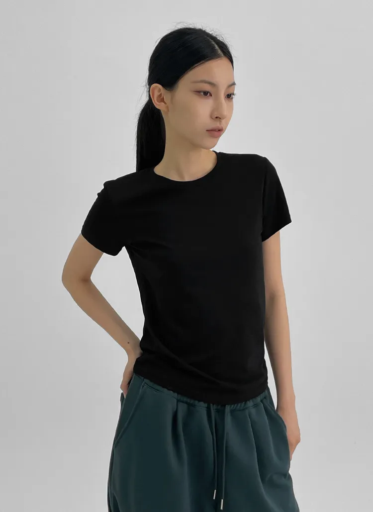ベーシック半袖Tシャツ | blackup | 詳細画像1