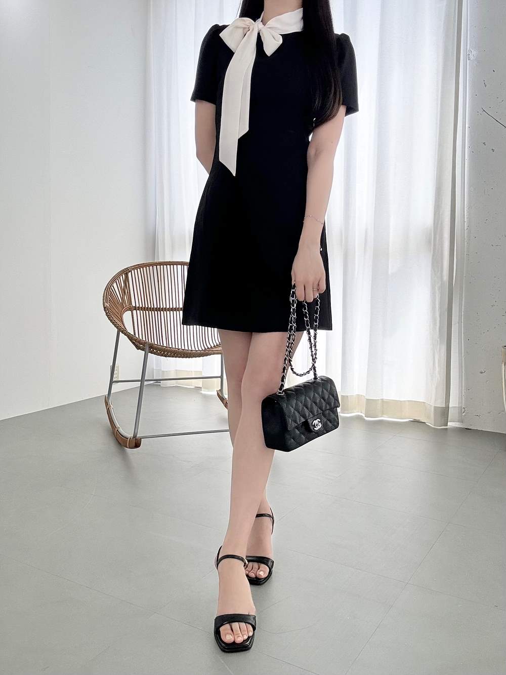 2TYPEネックスカーフミニワンピース | 詳細画像6