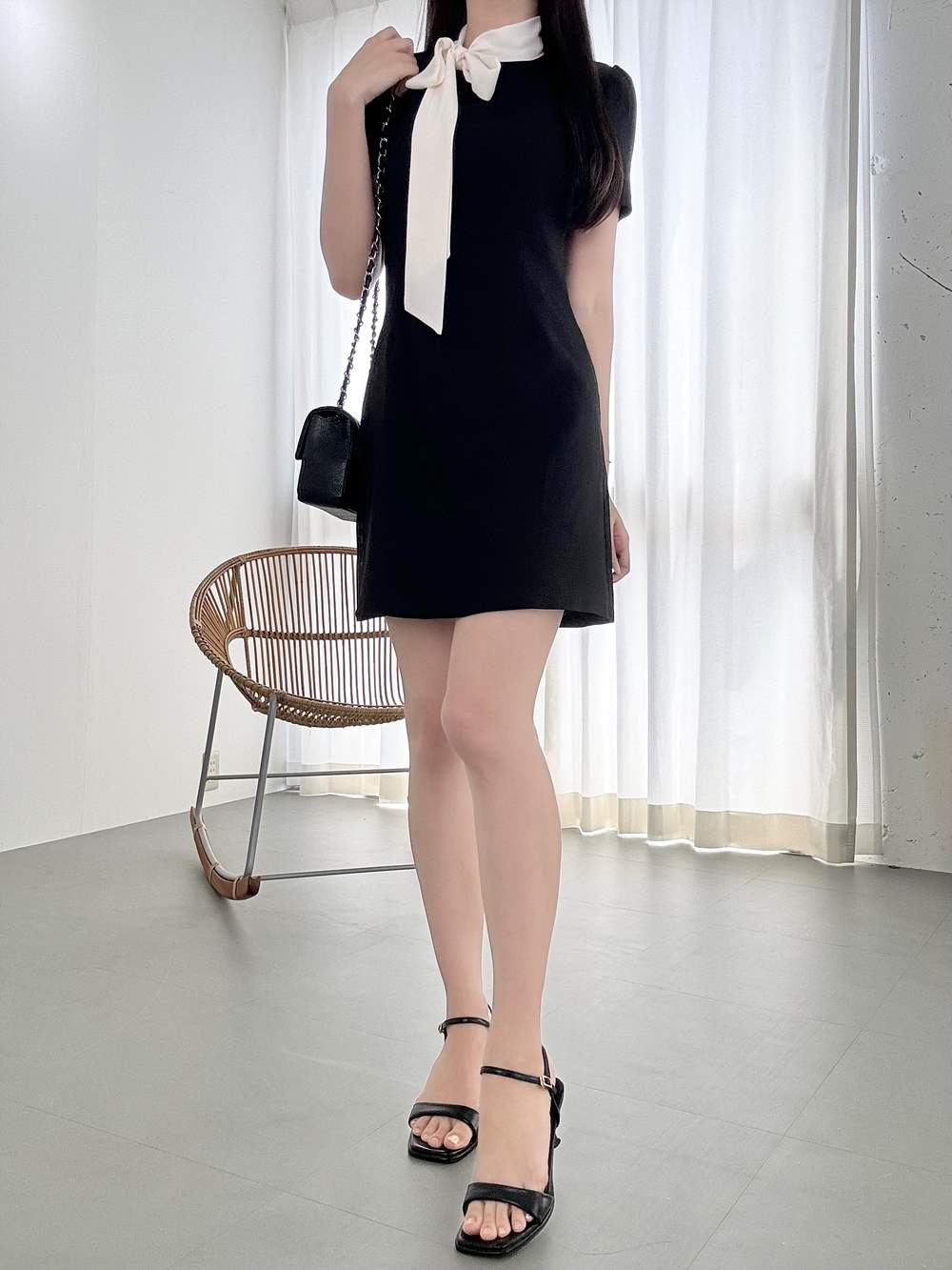 2TYPEネックスカーフミニワンピース | 詳細画像8