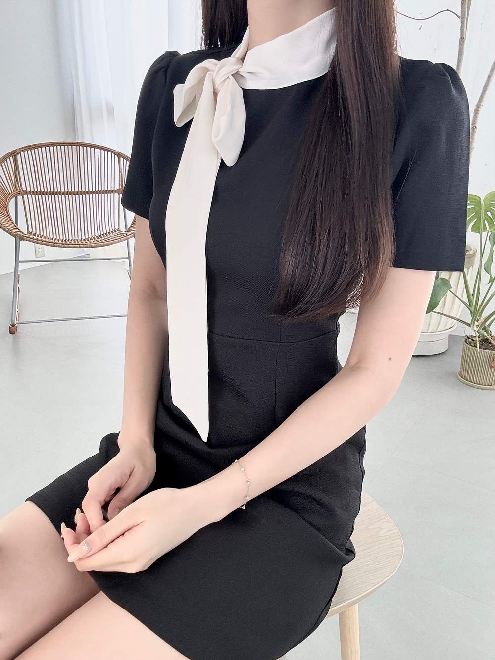 2TYPEネックスカーフミニワンピース | 詳細画像10