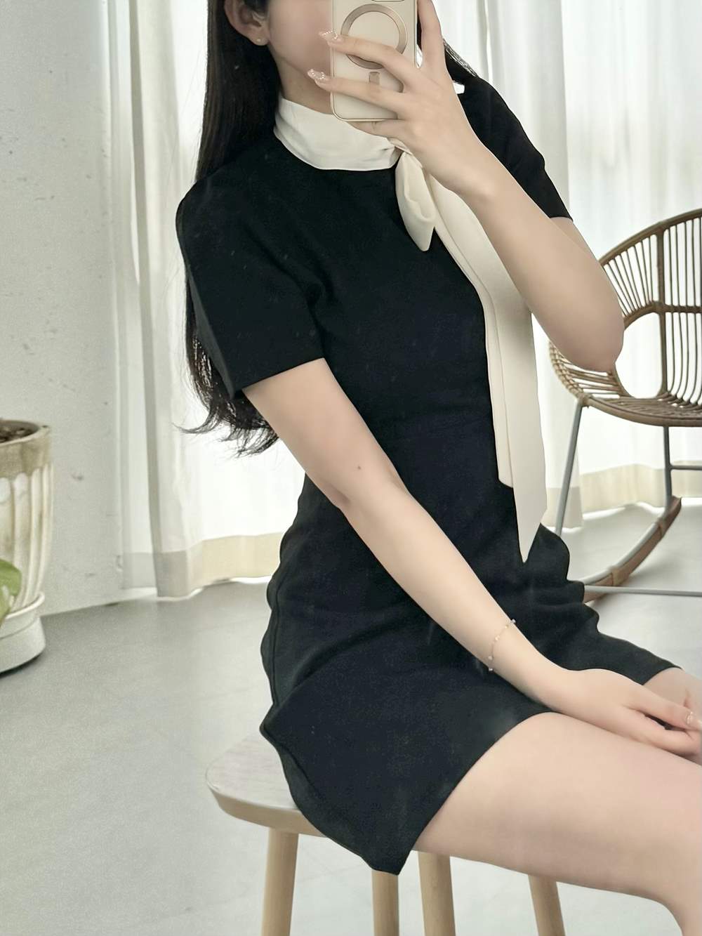 2TYPEネックスカーフミニワンピース | 詳細画像12