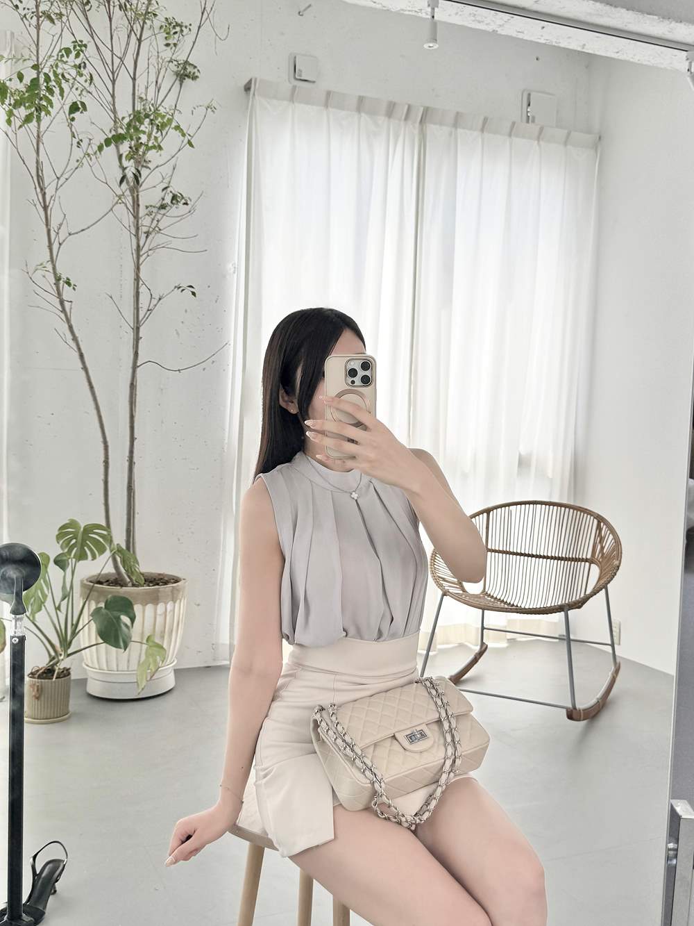 ハイネックノースリーブブラウス | 詳細画像12