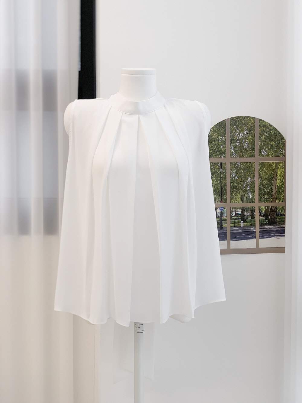 ハイネックノースリーブブラウス | 詳細画像18