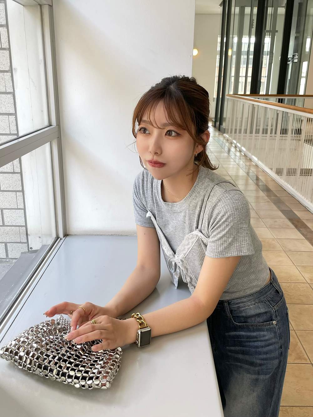 レースリボンビスチェ&半袖TシャツSET | 詳細画像12
