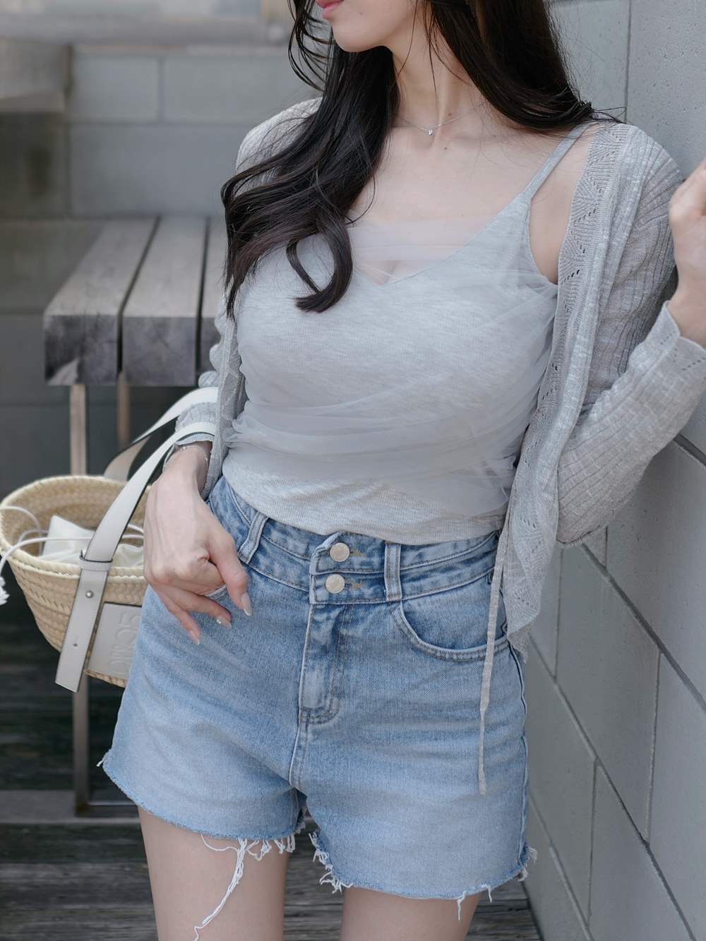 *再入荷*カップシフォンキャミソール&カーディガンSET | 詳細画像12