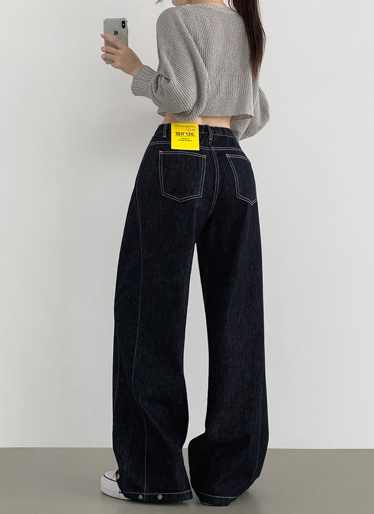 3TYPEノンフェードサイドタックボタンデニムパンツ | レディース 3TYPEノンフェードサイドタックボタンデニムパンツ | レディース