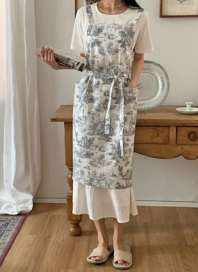 トワルドジュイのエプロンです。 トワルドジュイ防水エプロン | レディースファッション通販 - DHOLIC