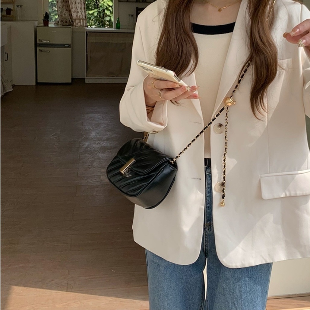 キルティングゴールドバーチェーンバッグ | 詳細画像2