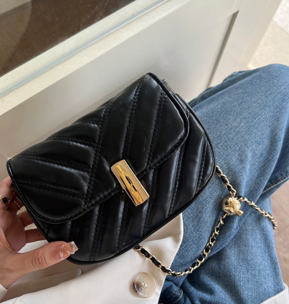 キルティングゴールドバーチェーンバッグ | 詳細画像7