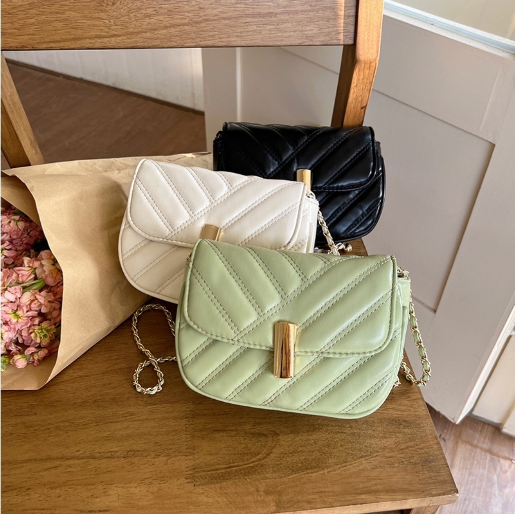 キルティングゴールドバーチェーンバッグ | 詳細画像9