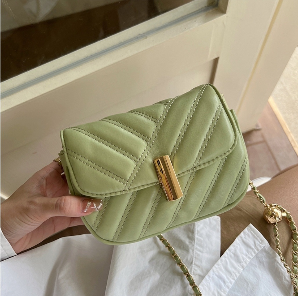 キルティングゴールドバーチェーンバッグ | 詳細画像10