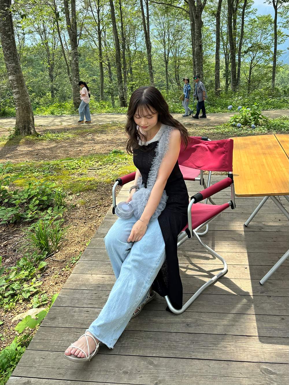 センタースリットロングキャミソール | 詳細画像29