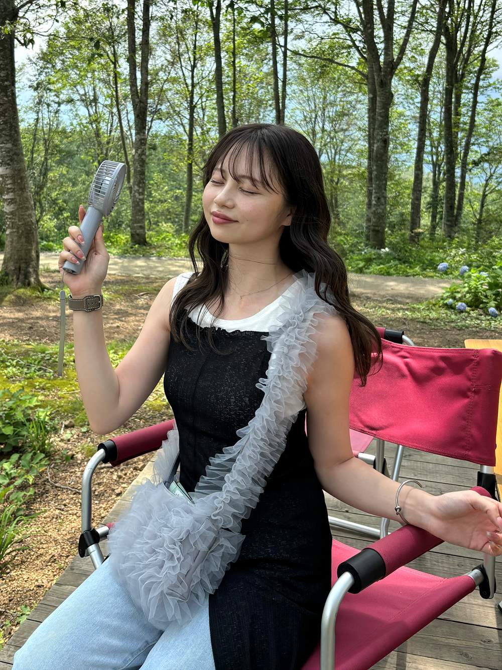 センタースリットロングキャミソール | 詳細画像33