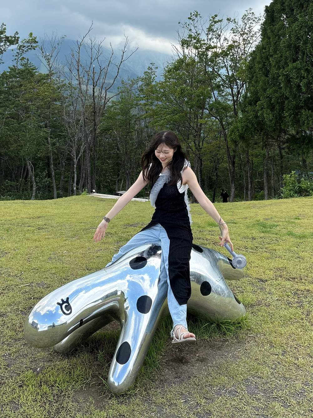 センタースリットロングキャミソール | 詳細画像19