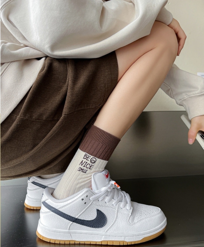 スマイル刺繍配色リブソックス | 詳細画像3