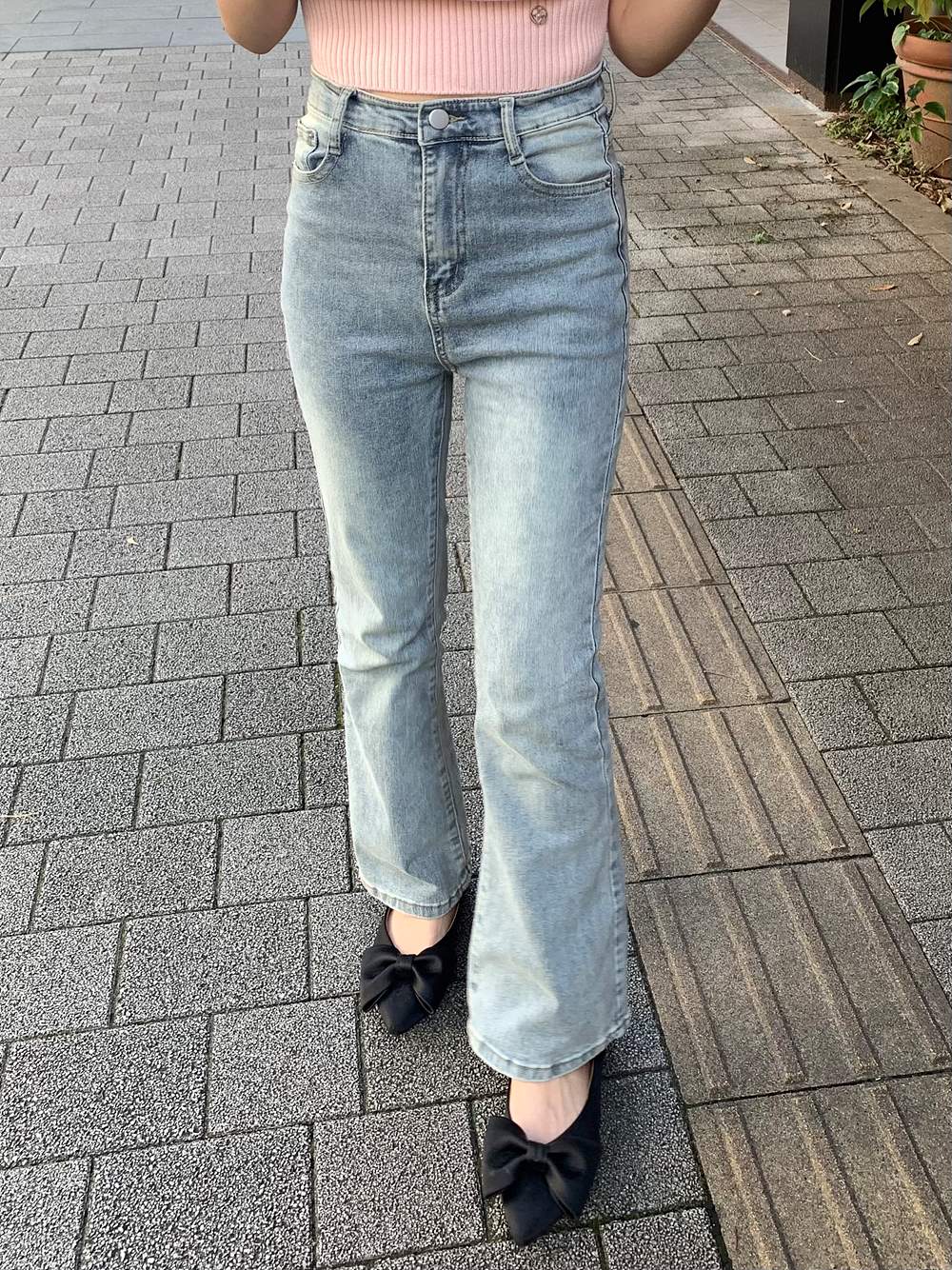 3TYPEタイトフレアデニムパンツ | 詳細画像20