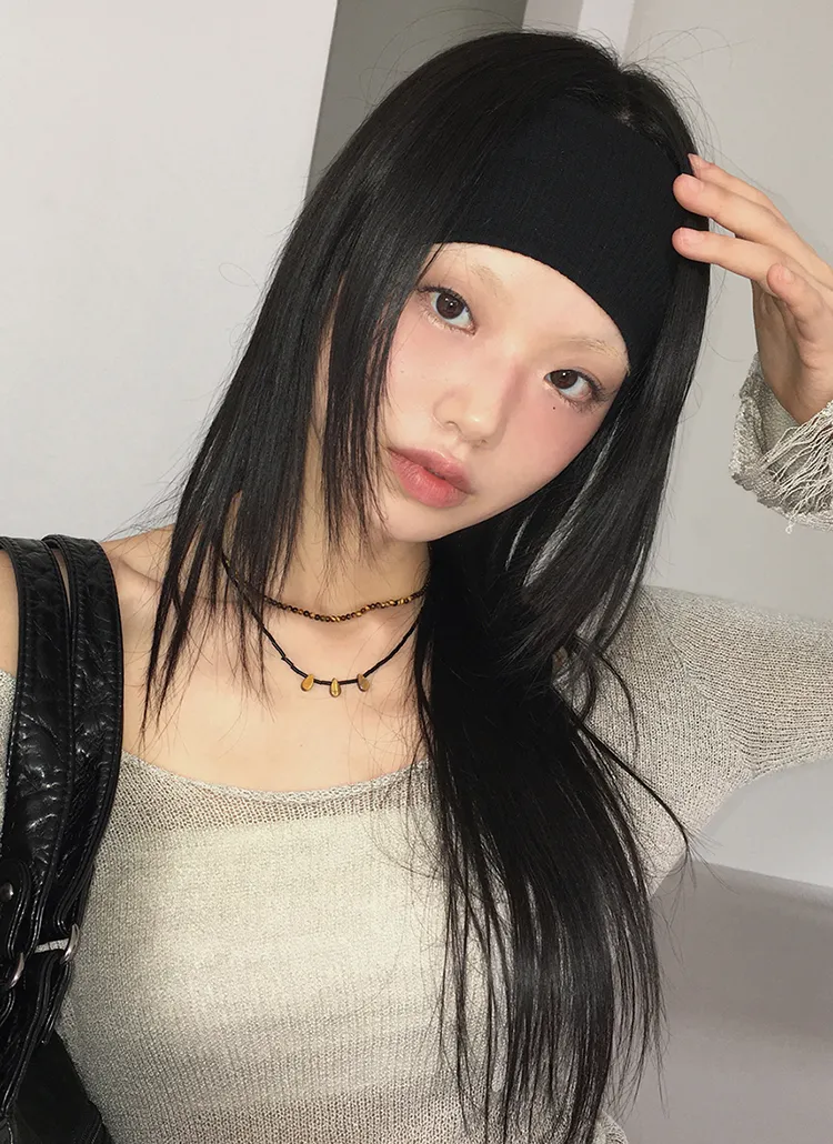 リブワイドヘアバンド | WONDERWONDER | 詳細画像1