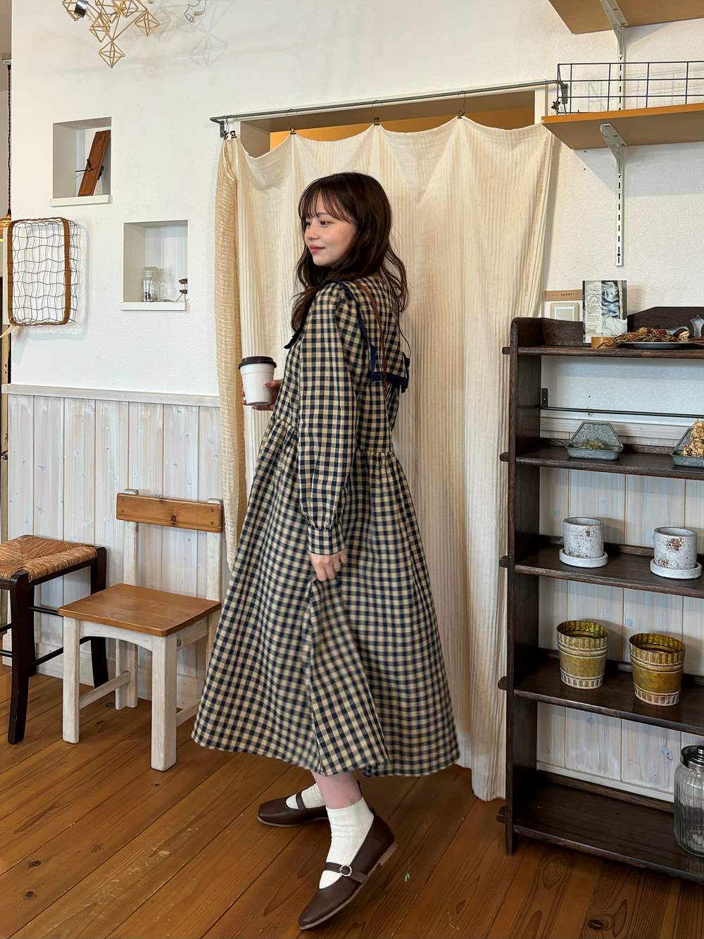 定価41,800円 FRAPBOISギンガムカラー ワンピース　送料込み 1849188_24415653_k4.jpg?f=webp