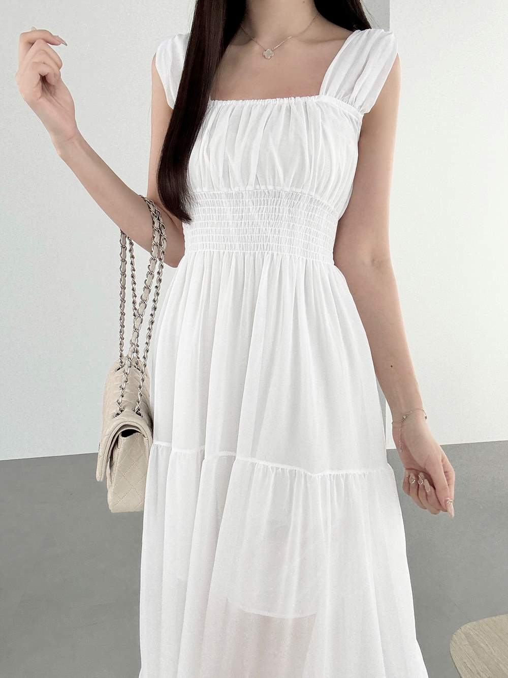 シフォンティアードロングワンピース | 詳細画像5