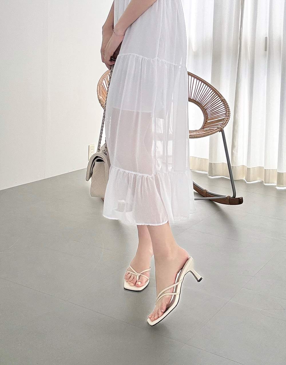 シフォンティアードロングワンピース | 詳細画像9