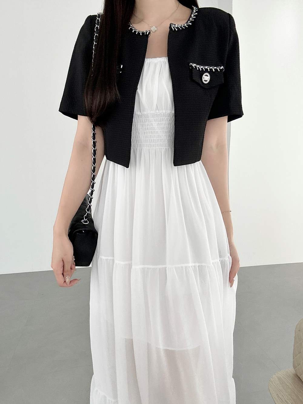 シフォンティアードロングワンピース | 詳細画像10