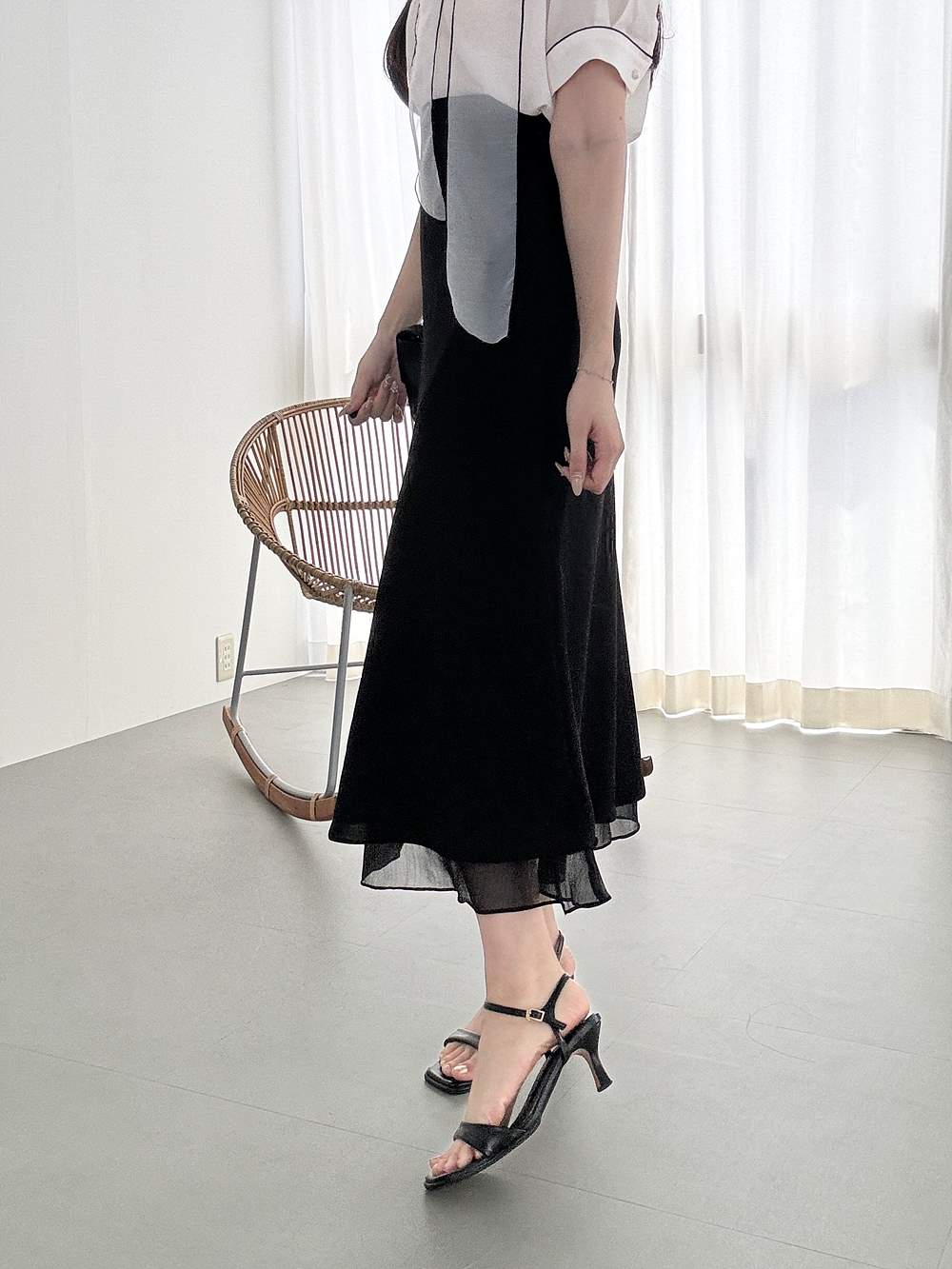 シースルーマーメイドスカート | 詳細画像12