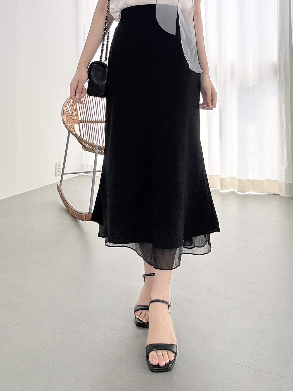 シースルーマーメイドスカート | 詳細画像13