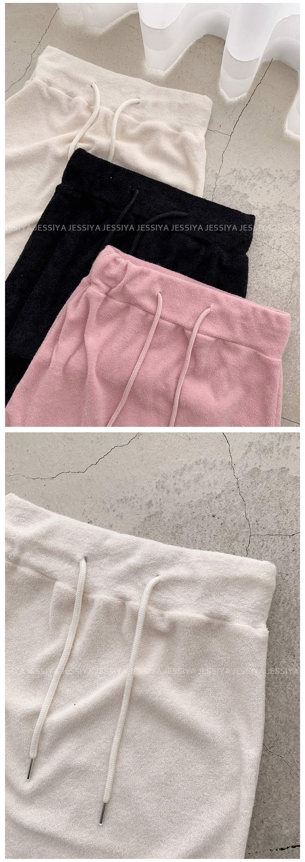 パイル半袖Tシャツ&ドロストミニスカートSET | 詳細画像15