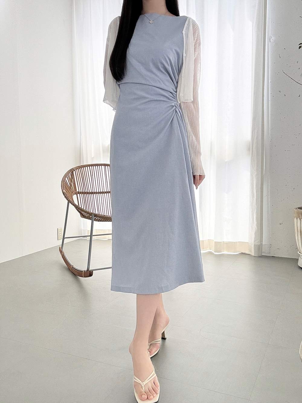ボートネックロングワンピース | 詳細画像11