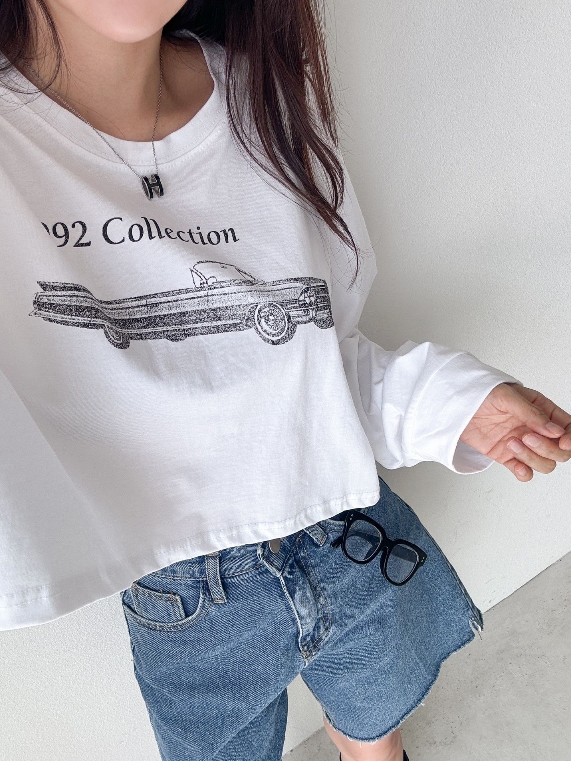 1992カープリントクロップドTシャツ | 詳細画像3