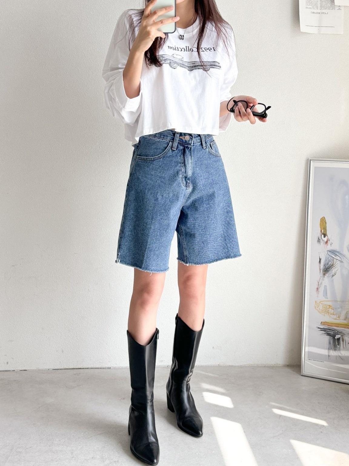 1992カープリントクロップドTシャツ | 詳細画像5