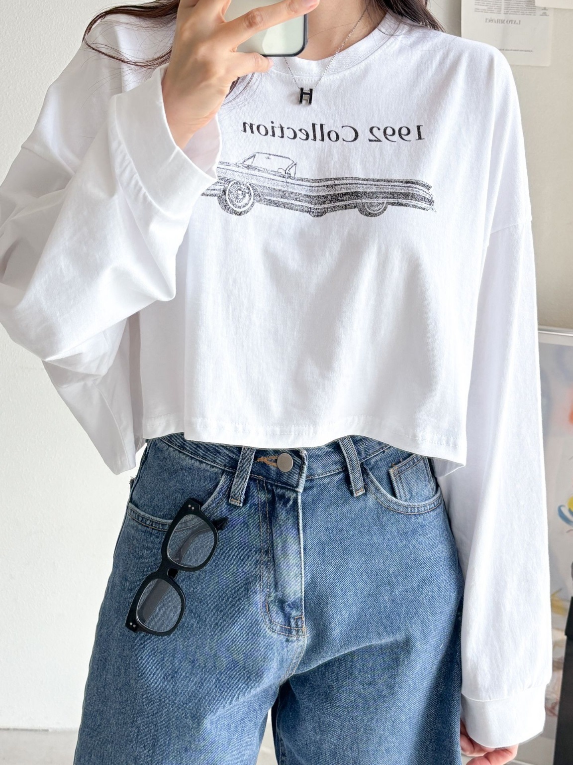 1992カープリントクロップドTシャツ | 詳細画像8