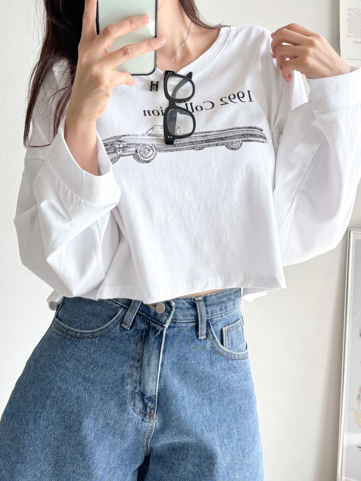 1992カープリントクロップドTシャツ | 詳細画像11