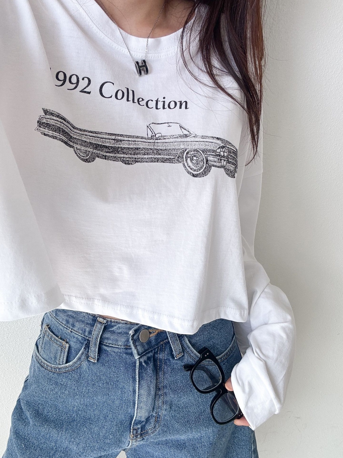 1992カープリントクロップドTシャツ | 詳細画像18