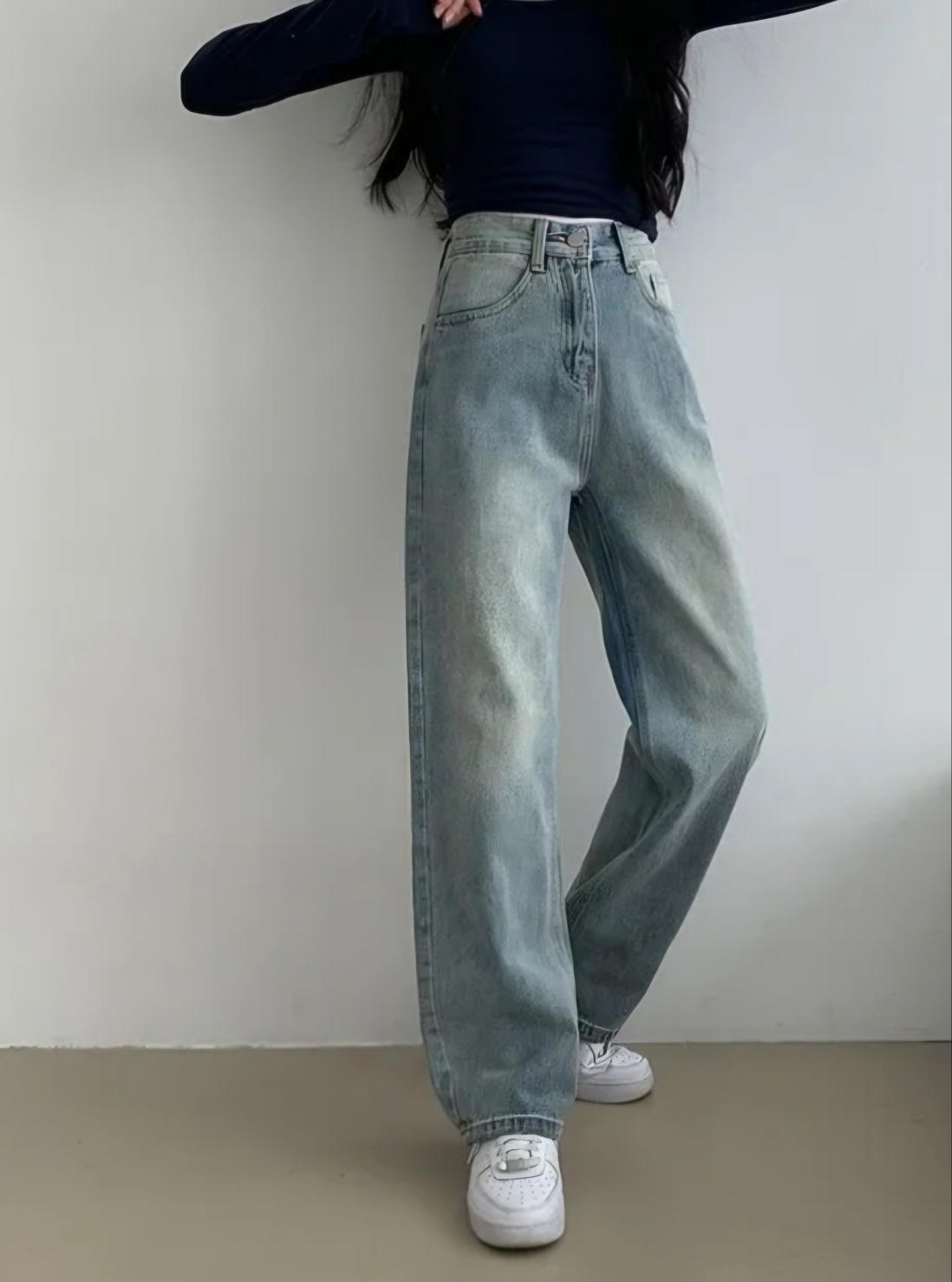 ハイウエストストレートデニムパンツ | 詳細画像3
