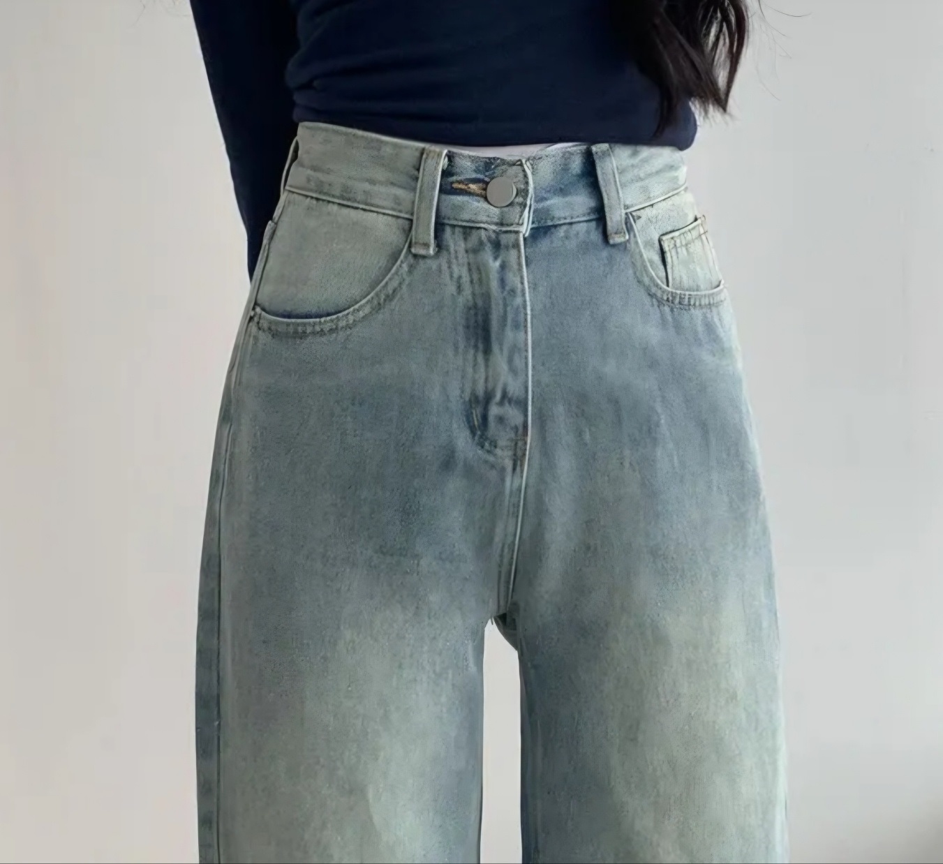 ハイウエストストレートデニムパンツ | 詳細画像4