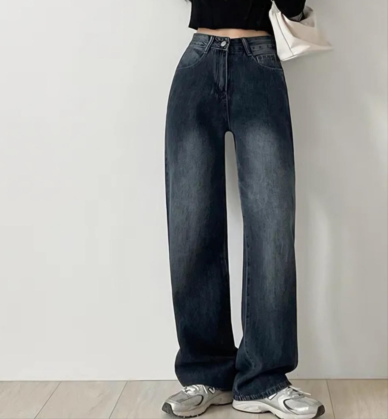 ハイウエストストレートデニムパンツ | 詳細画像9