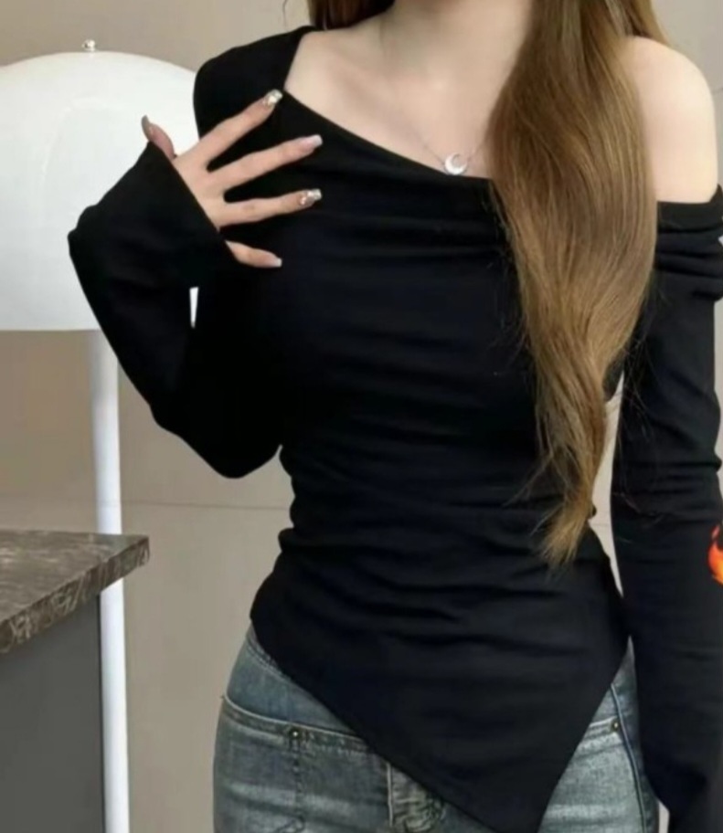 2WAYアンバランスベルスリーブTシャツ | 詳細画像5