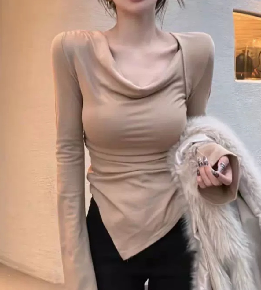 2WAYアンバランスベルスリーブTシャツ | 詳細画像6