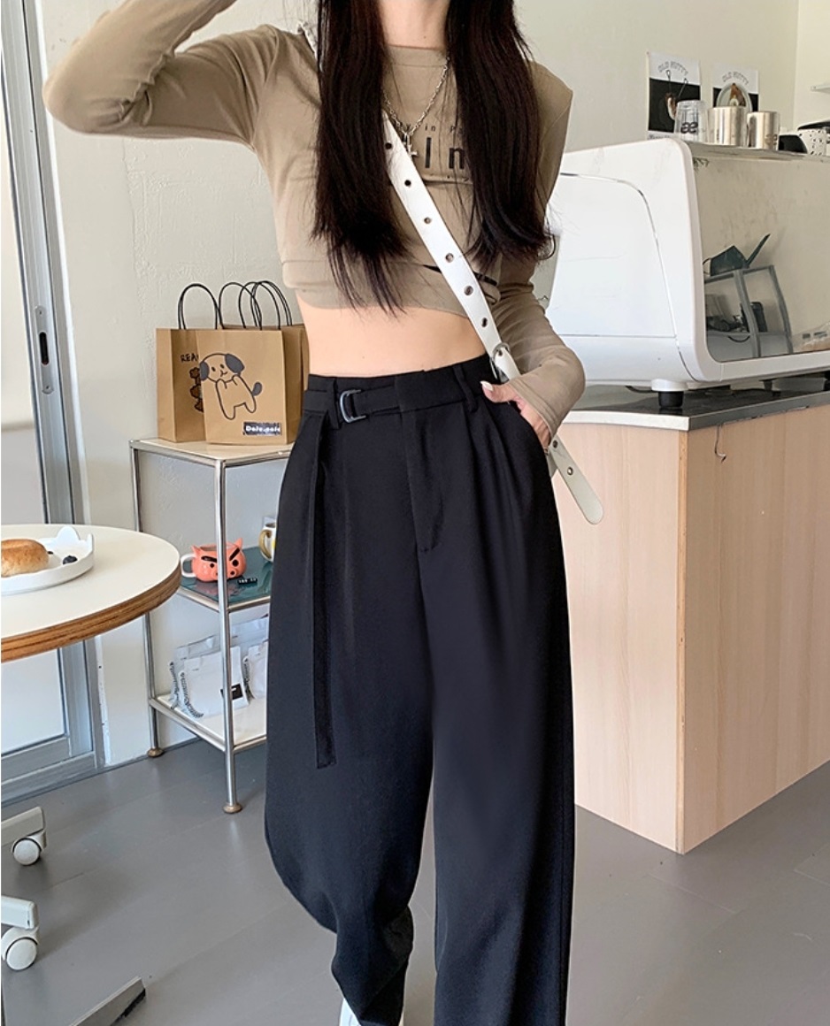 ウエストベルトタックワイドスラックス | 詳細画像20
