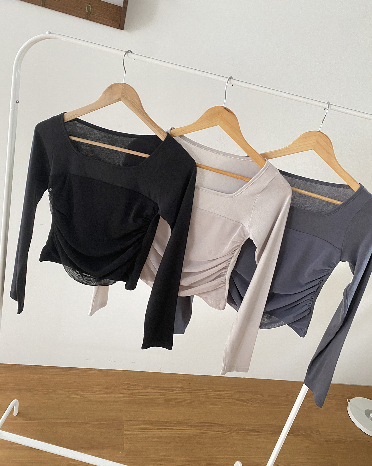 ビスチェレイヤード風スクエアネックTシャツ | 詳細画像13