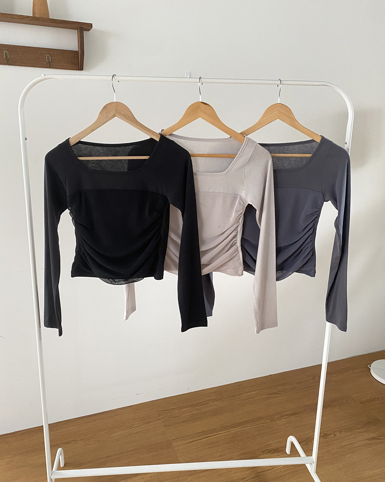 ビスチェレイヤード風スクエアネックTシャツ | 詳細画像14