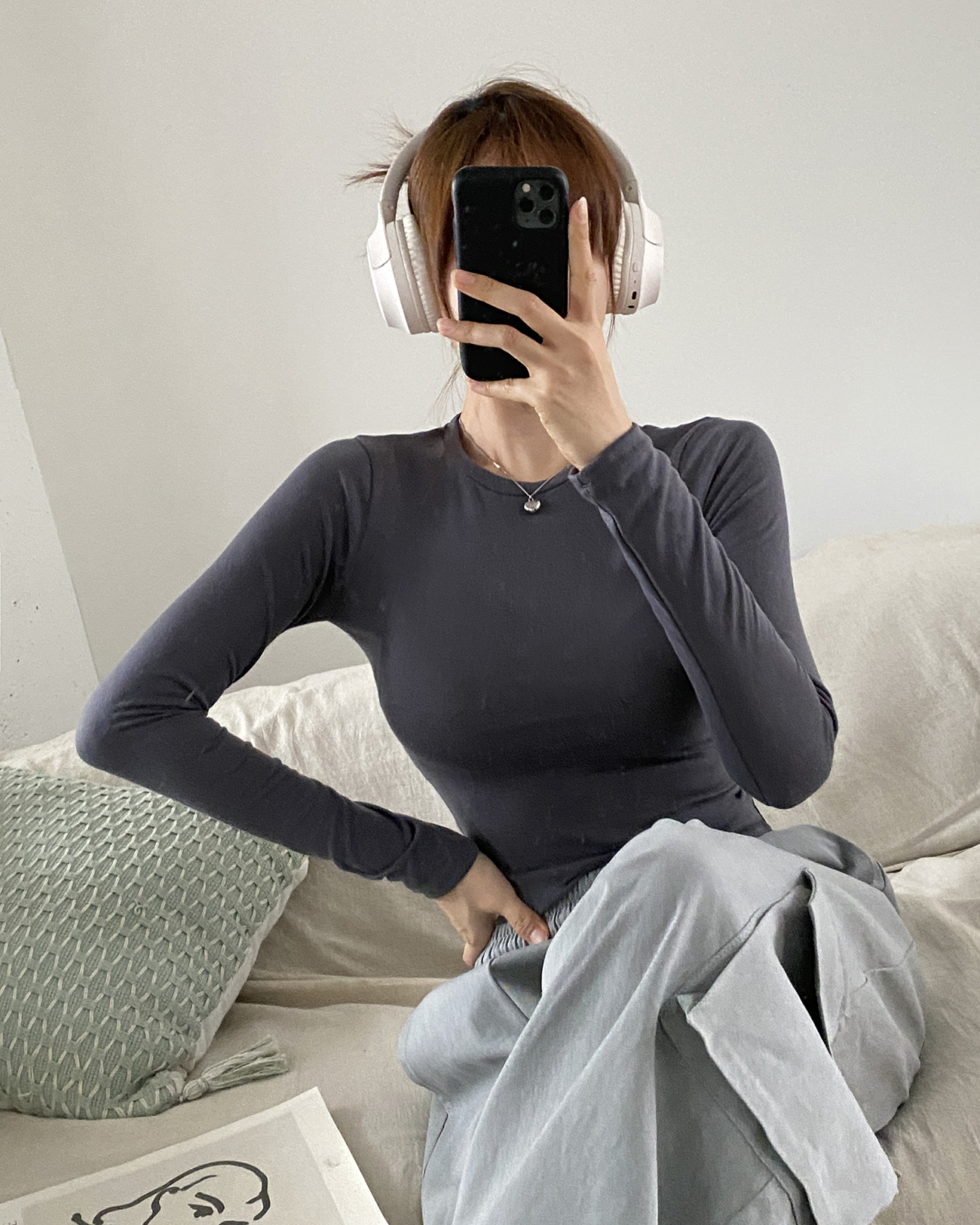 バックカットアウトレイヤード風Tシャツ | 詳細画像10