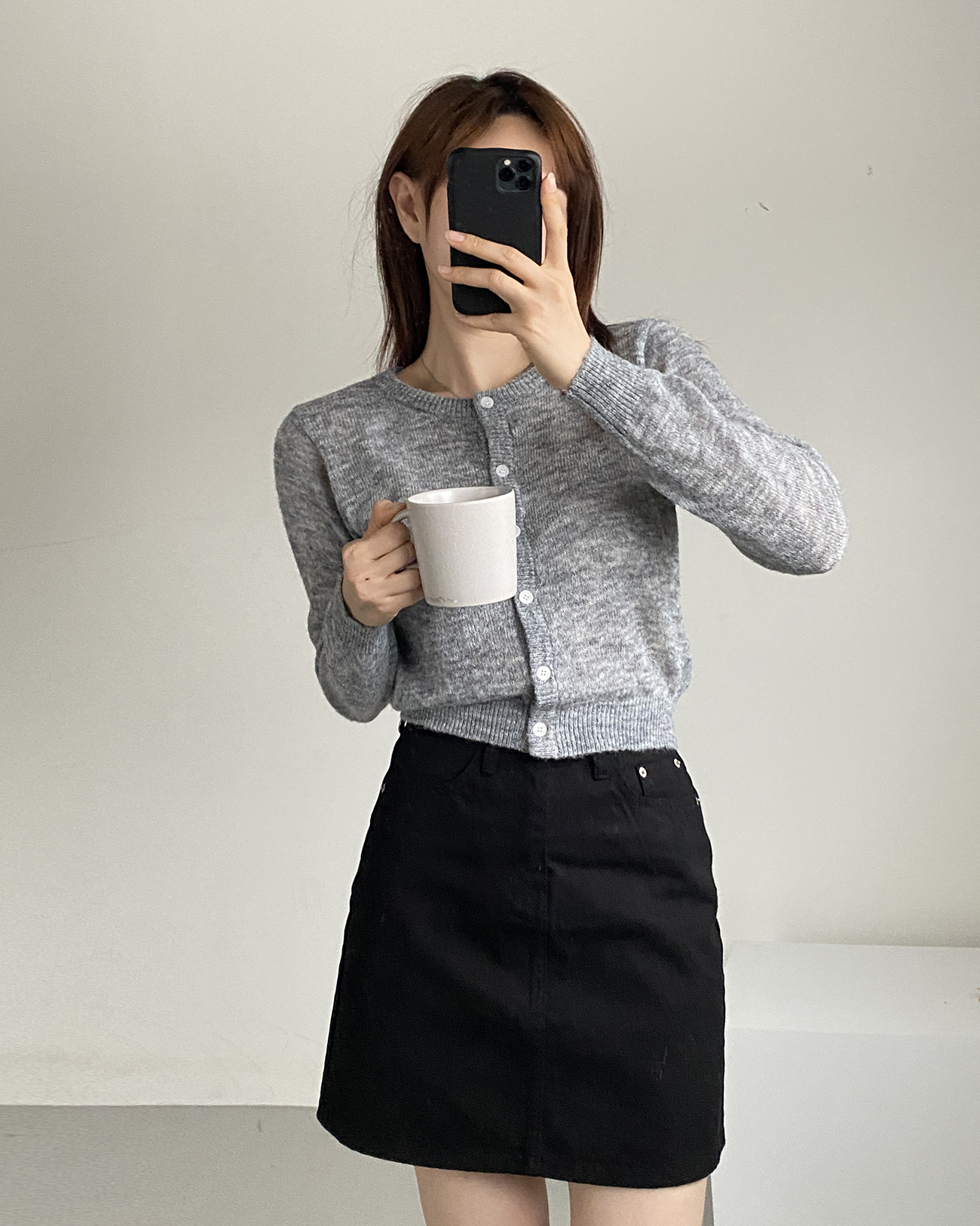 モヘア混クロップドニットカーディガン | 詳細画像8