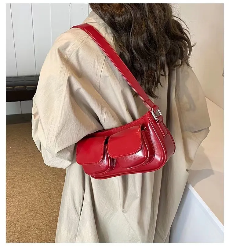 フラップポケットワンハンドルバッグ | 詳細画像1