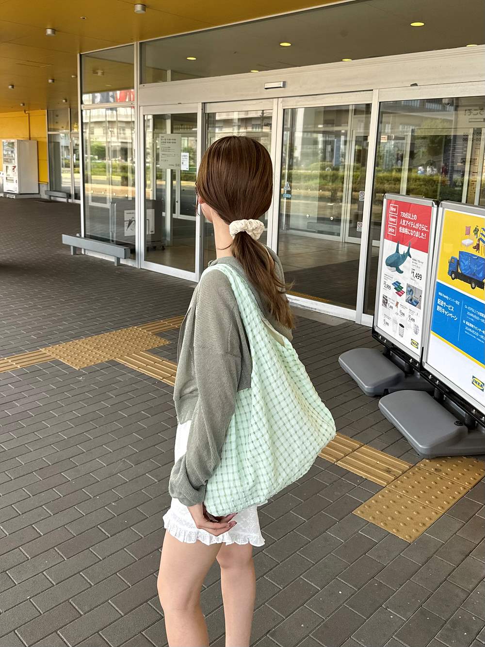 パステルチェックトートバッグ | 詳細画像10